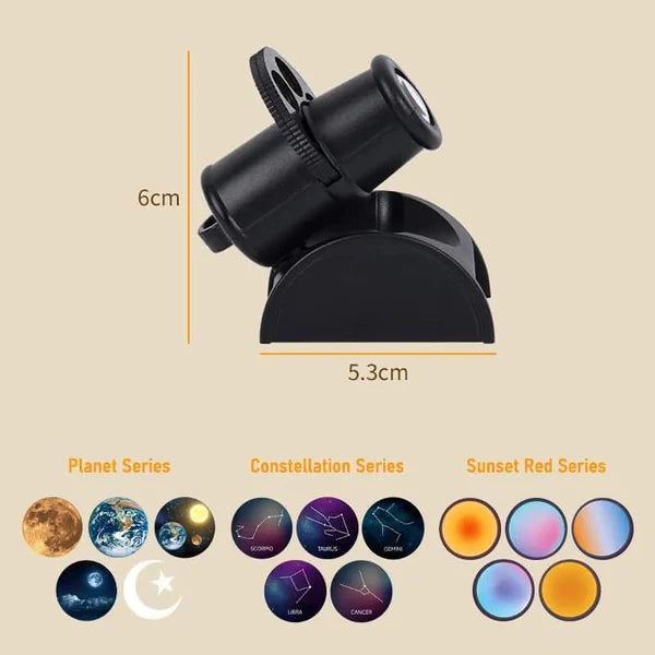 مصباح عرض فائق الدقة 4K مع شرائح أفلام